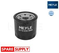 OIL FILTER FOR CHEVROLET AVEO / GENTRA SALOON MATIZ SPARK MEYLE 33-14 016 0000