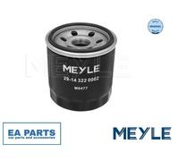 Oil Filter for CHEVROLET AVEO MEYLE 29-14 322 0002