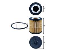 OIL FILTER FOR CHEVROLET CADILLAC MAHLE OX 182D