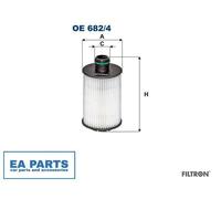 Oil Filter for CHEVROLET CAPTIVA CRUZE ORLANDO FILTRON OE 682/4