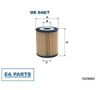 Oil Filter for CHEVROLET OPEL VAUXHALL FILTRON OE 648/7