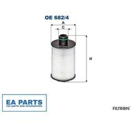 Oil Filter for CHEVROLET OPEL VAUXHALL FILTRON OE 682/4