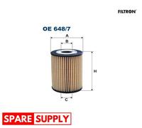 OIL FILTER FOR CHEVROLET VAUXHALL OPEL FILTRON OE 648/7