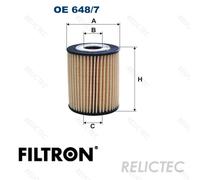 FILTRON OE 648/7 Oil filter