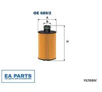 Oil Filter for CHRYSLER 300 FILTRON OE 689/2
