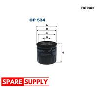 OIL FILTER FOR CHRYSLER FILTRON OP 534