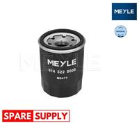 OIL FILTER FOR CITROËN C-CROSSER C-CROSSER ENTERPRISE MEYLE 614 322 0000