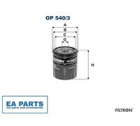 Oil Filter for CITROËN C5 AIRCROSS DISPATCH III Bus FILTRON OP 540/3