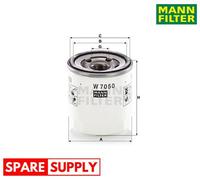 OIL FILTER FOR CITROËN FORD FORD AUSTRALIA MANN-FILTER W 7050