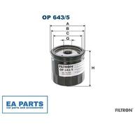 Oil Filter for DACIA DOKKER Express Box Body/MPV DOKKER MPV FILTRON OP 643/5