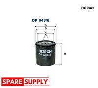 OIL FILTER FOR DACIA LADA RENAULT FILTRON OP 643/6