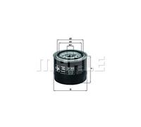 OIL FILTER FOR DAF MAHLE OC 204