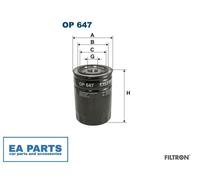 FILTRON OP 647 Oil filter