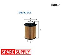 OIL FILTER FOR FIAT 500 500L PANDA PUNTO FILTRON OE 670/2