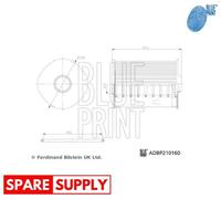 OIL FILTER FOR FIAT DUCATO BLUE PRINT ADBP210160