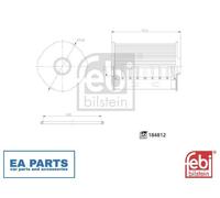 Oil Filter for FIAT DUCATO FEBI BILSTEIN 184812