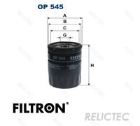 FILTRON OP 545 Oil filter