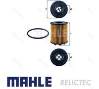 GENUINE MAHLE OIL FILTER ELEMENT - OX371D