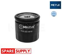 OIL FILTER FOR FORD B-MAX B-MAX VAN C-MAX C-MAX II MEYLE 714 322 0010