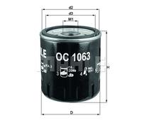 OIL FILTER FOR FORD B-MAX C-MAX ECOSPORT ESCAPE MAHLE OC 1063