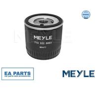 Oil Filter for FORD COURIER FIESTA FOCUS FOCUS I Clipper MEYLE 714 322 0003 NEW