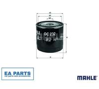 Oil Filter for FORD COURIER FIESTA FOCUS MAHLE OC 232