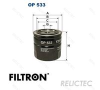 FILTRON OP 533 Oil filter