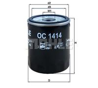 OIL FILTER FOR FORD TOURNEO CUSTOM V362 BUS TRANSIT CUSTOM V362 MAHLE OC 1414