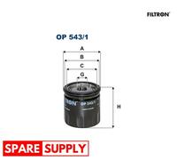 OIL FILTER FOR FORD TOURNEO CUSTOM V362 BUS TRANSIT FILTRON OP 543/1