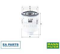 Oil Filter for FORD TRANSIT V363 MANN-FILTER W 7038 NEW