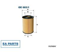 Oil Filter for HONDA FILTRON OE 683/1