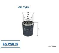 Oil Filter for HYUNDAI GALLOPER I GALLOPER II FILTRON OP 632/4