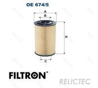 FILTRON OE 674/5 Oil filter