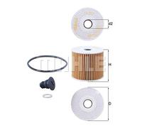 Oil Filter OX1077D Mahle 263202U000