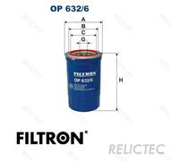 FILTRON OP 632/6 Oil filter