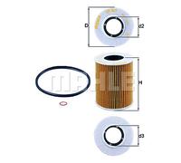 Mahle Oil Filter OX369D fits Hyundai Accent Getz Matrix - Genuine Part