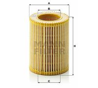 MANN-FILTER Oil Filter HU 714 x for Hyundai Getz, Matrix, Accent II, Click, Lavita