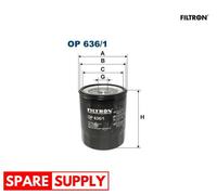 OIL FILTER FOR ISUZU BIGHORN CAMPO FILTRON OP 636/1