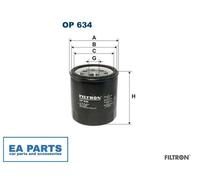 Oil Filter for ISUZU OPEL VAUXHALL FILTRON OP 634