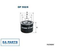 Oil Filter for IVECO FIAT FILTRON OP 592/8
