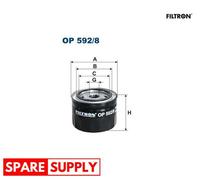 OIL FILTER FOR IVECO FIAT FILTRON OP 592/8