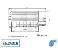 Oil Filter for JEEP BLUE PRINT ADBP210066