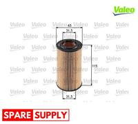 OIL FILTER FOR JEEP MERCEDES-BENZ VALEO 586501
