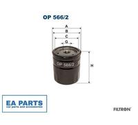 Oil Filter for LANCIA BETA DEDRA DELTA SCORPION FILTRON OP 566/2