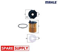 OIL FILTER FOR LANCIA YPSILON MAHLE OX 171/16D