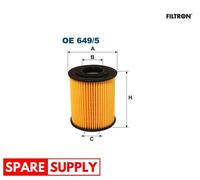 OIL FILTER FOR LAND ROVER BMW FILTRON OE 649/5