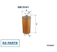 Oil Filter for MAN EL F2000 F8 F90 FILTRON OM 514/1