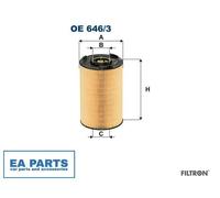 Oil Filter for MAN NEOPLAN FILTRON OE 646/3