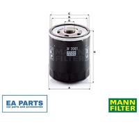 Oil Filter for MAZDA 2 3 6 CX-3 CX-30 CX-5 CX-60 CX-7 MANN-FILTER W 7061 NEW