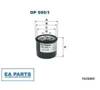Oil Filter for MAZDA 2 3 6 CX-3 FILTRON OP 595/1